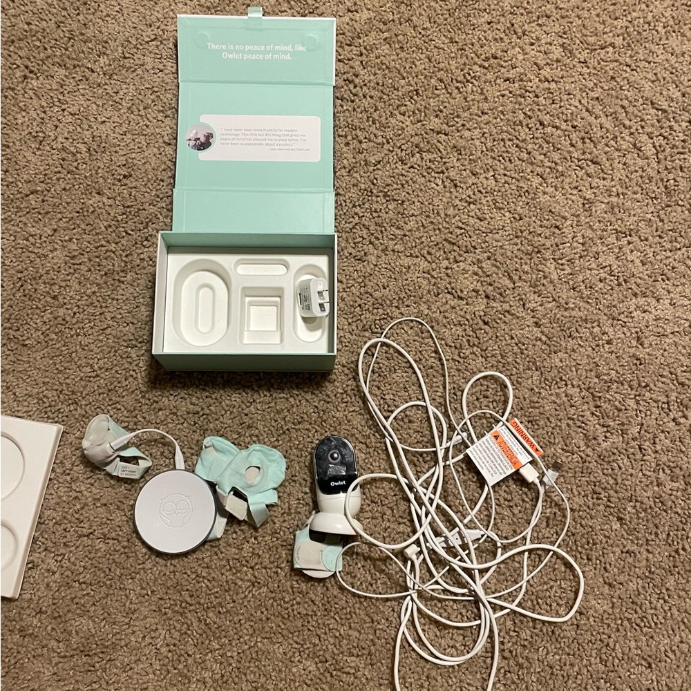 Owlet sock and monitor